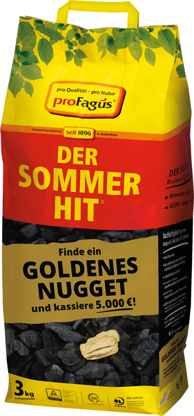 ProFagus Grillis Grillbriketts oder Grill-Holzkohle