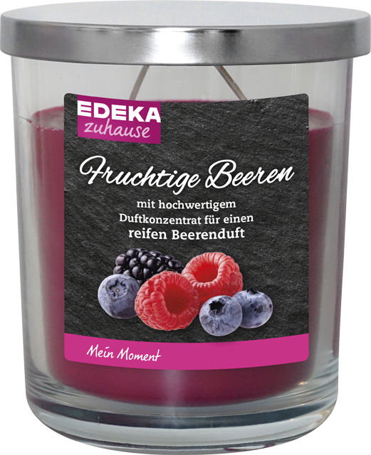 EDEKA zuhause 2-Docht Duftkerze im Glas