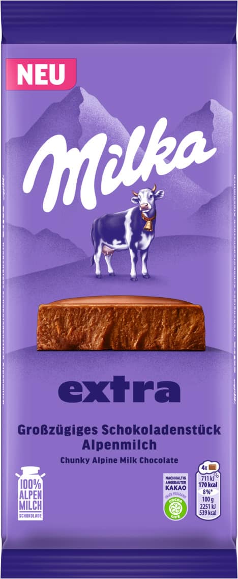 Milka Tafelschokolade Extra