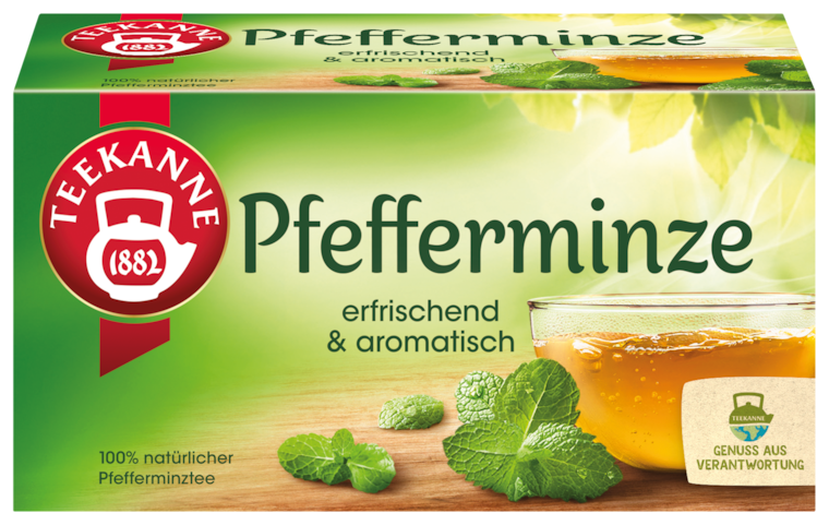 Teekanne Schwarzer, Kräuter- oder Früchtetee