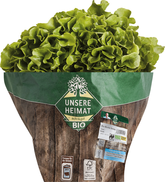 Unsere Heimat – echt & gut Bio Bunte Salate
