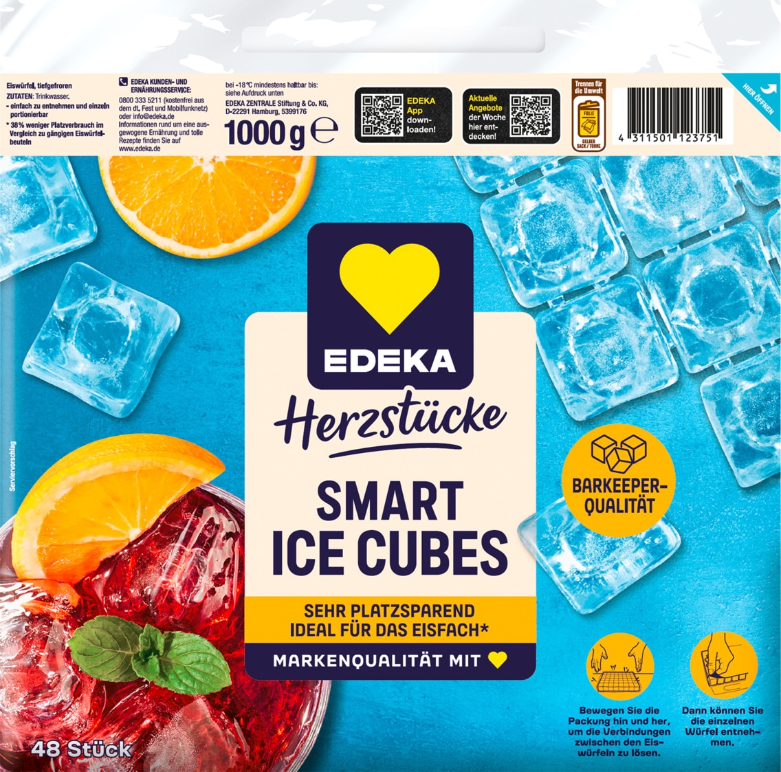 EDEKA Herzstücke Smart Ice Cubes