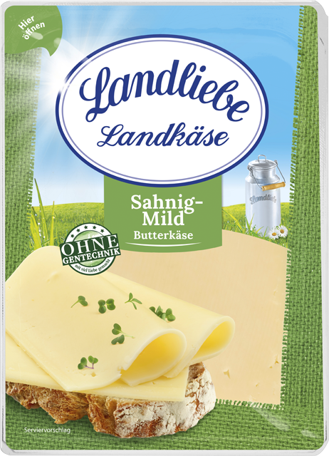 Ab Donnerstag erhältlich: Landliebe Landkäse Butterkäse 