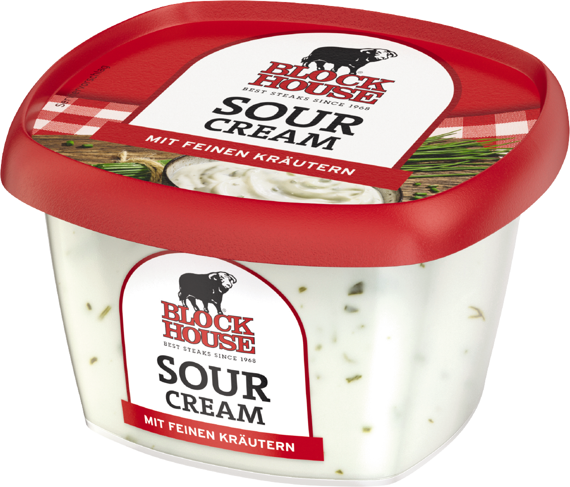 Block House Sour Cream oder Zaziki