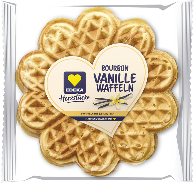 EDEKA Herzstücke Bourbon-Vanille Waffeln 