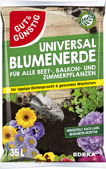 Gut & Günstig Universal Blumenerde 3 x 35 L