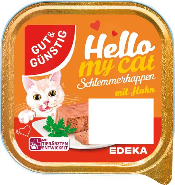 Hello my cat Schlemmer-Happen