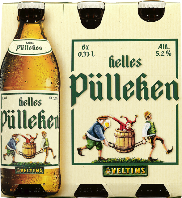 Veltins Helles Pülleken oder Pilsener