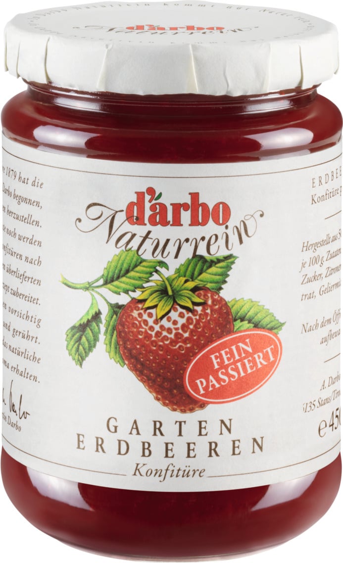 d`arbo Naturrein Konfitüre Extra