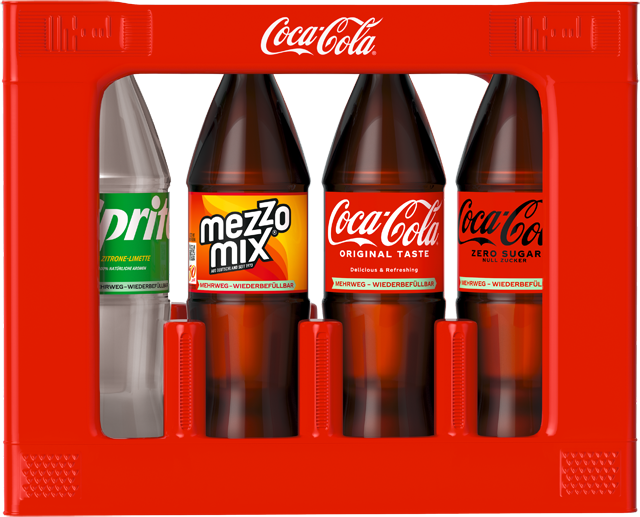Coca-Cola*, Coca-Cola light*, Mezzo Mix*, Fanta Orange