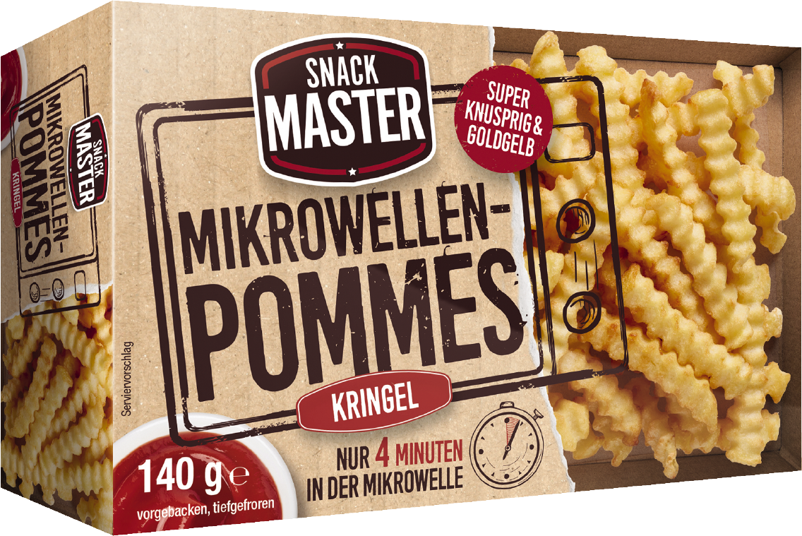 Snackmaster Mikrowellen Pommes
