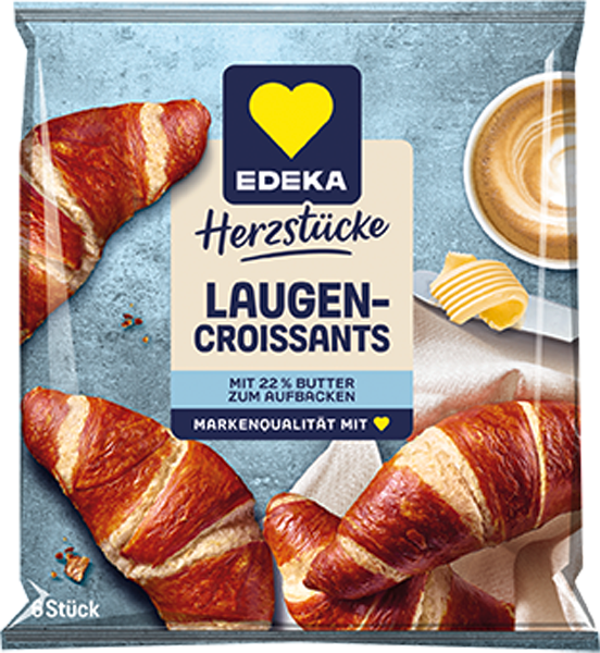 EDEKA Herzstücke Laugencroissants