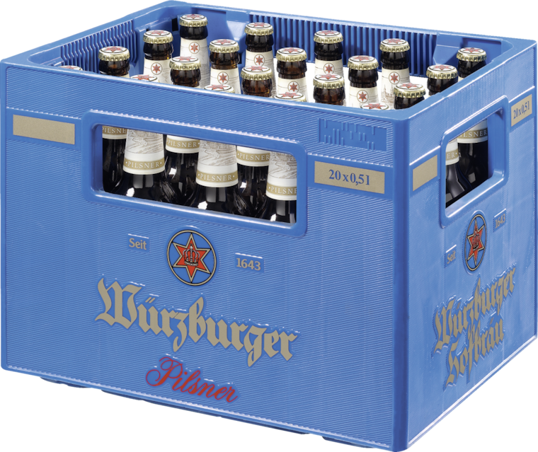 Würzburger Hofbräu Pils oder Hell