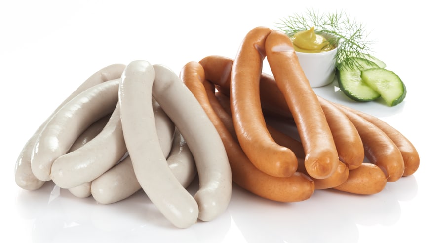 Wiener Würstchen* oder Weiße Bratwurst*