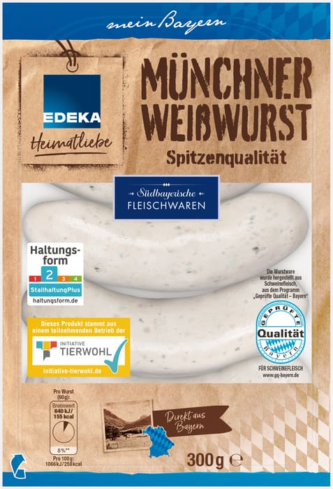 EDEKA Heimatliebe Münchner Weißwurst*