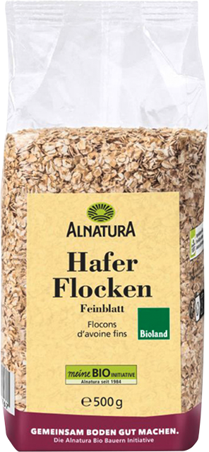 Alnatura Bioland Hafer Flocken Feinblatt oder Großblatt