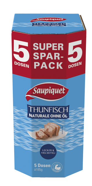 Saupiquet Thunfisch Naturale ohne Öl 