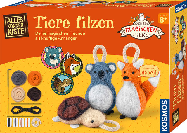 KOSMOS Die Schule der magischen Tiere – Tiere filzen