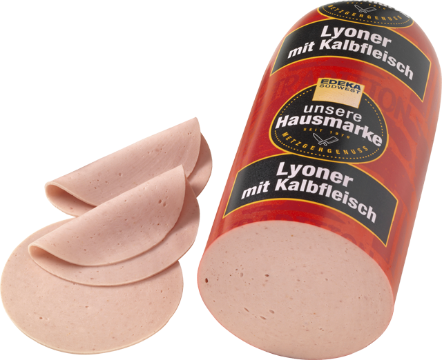¹Delikate Lyoner mit Kalbfleisch 