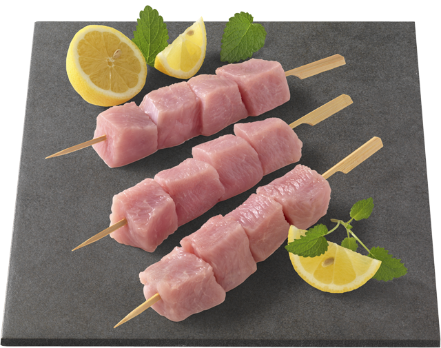 Zarte Putenspieße