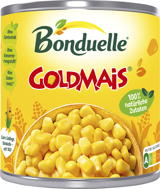 Bonduelle Goldmais, Junge Erbsen