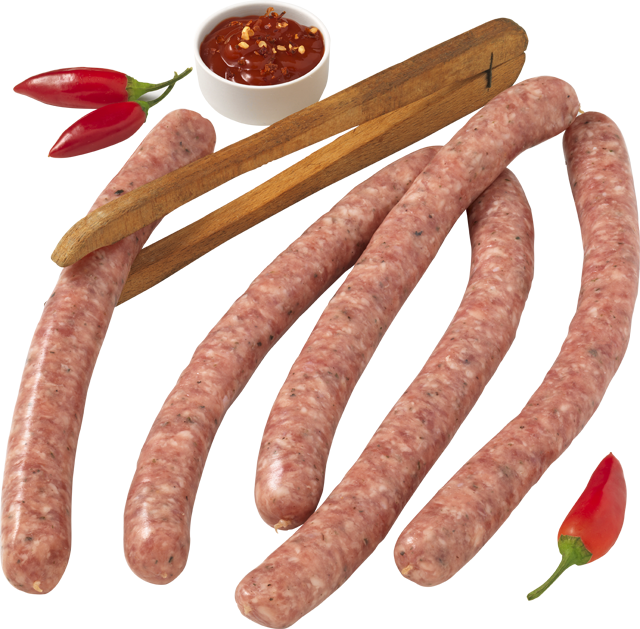 Frische Bratwurst fränkische Art