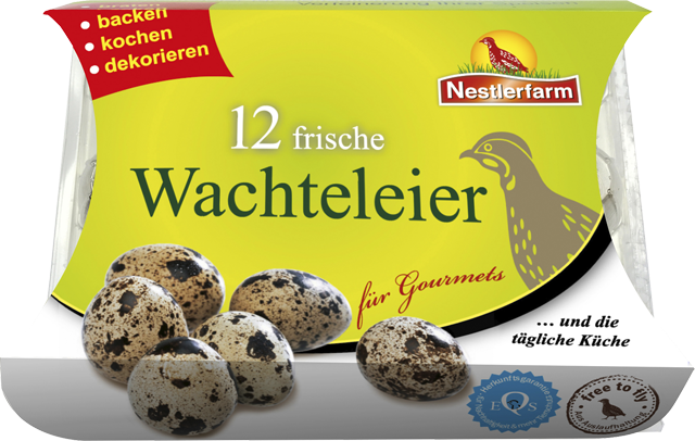 Nestlerfarm frische Wachteleier