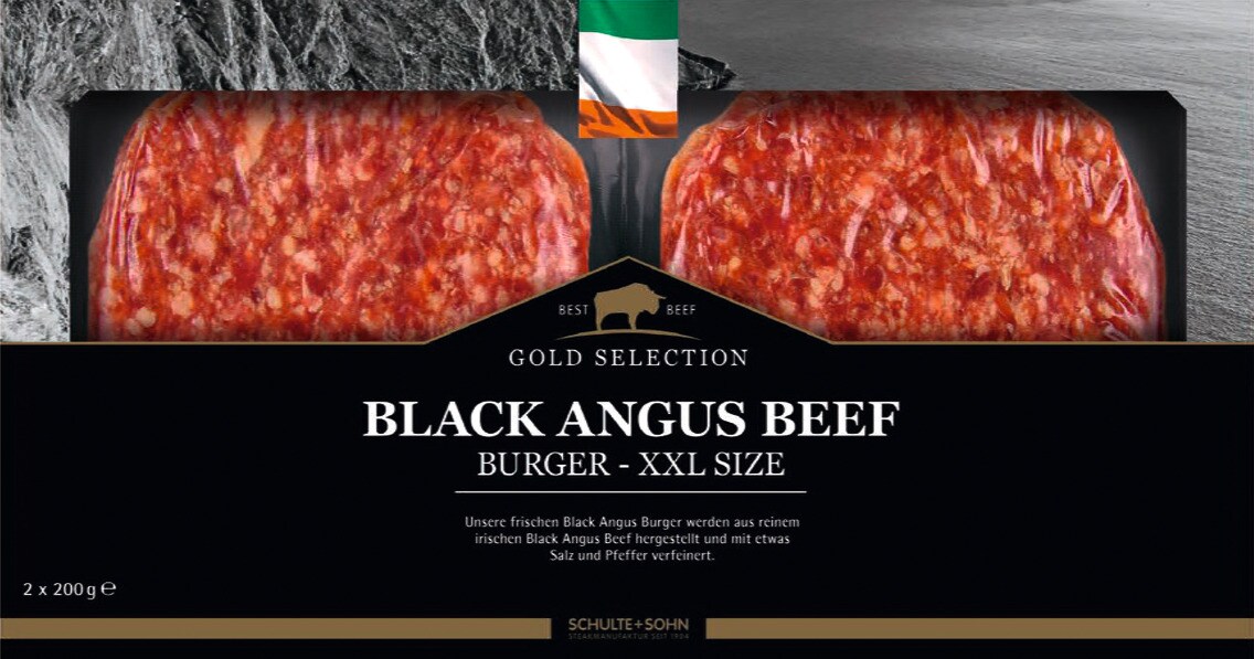 Schulte + Sohn Black Angus Beef Burger - XXL Size