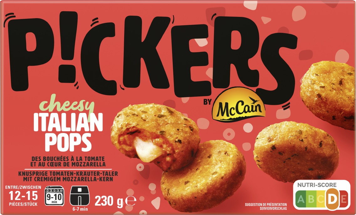 McCain Pickers Italian Pops oder Onion Rings