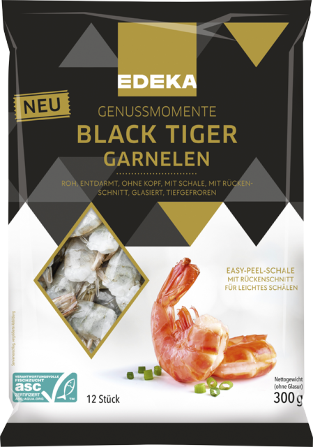 EDEKA Genussmomente Black Tiger Garnelen