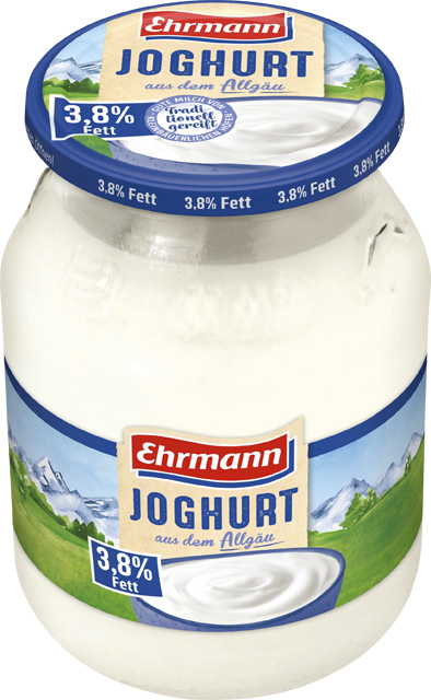 Donnerstag bis Samstag: Ehrmann frischer Joghurt 3,8% oder 1,5% Fett