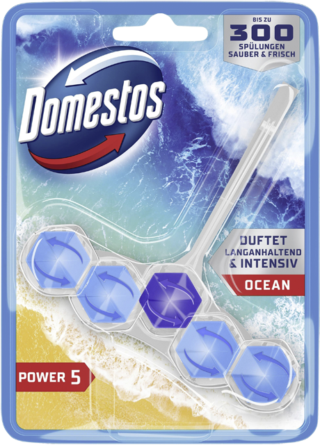 ¹Domestos WC Stein Power 5 Ocean 