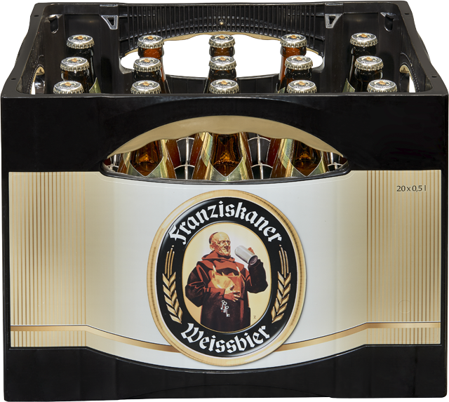 Franziskaner Weißbier Naturtrüb, Alkoholfrei – 2 Kisten