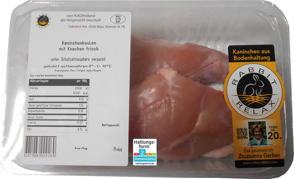 Ungarische Kaninchenkeulen