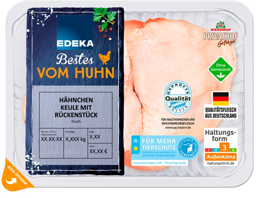 EDEKA Bestes vom Huhn Hähnchenkeulen
