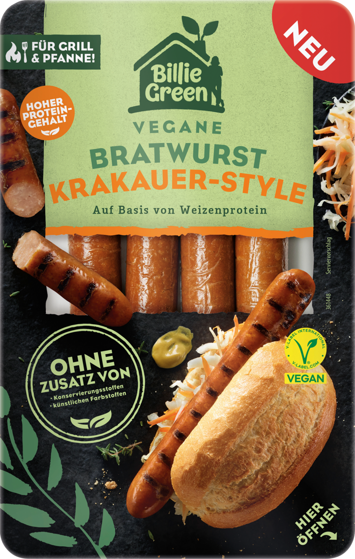 Billie Green Veganer Bratwurst
