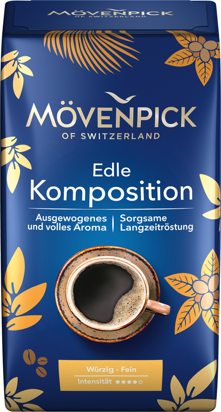 Mövenpick Edle Komposition, Eilles oder Idee Kaffee