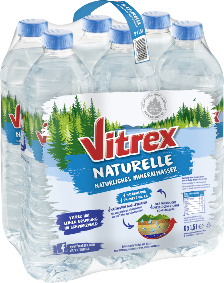 Vitrex natürliches Mineralwasser