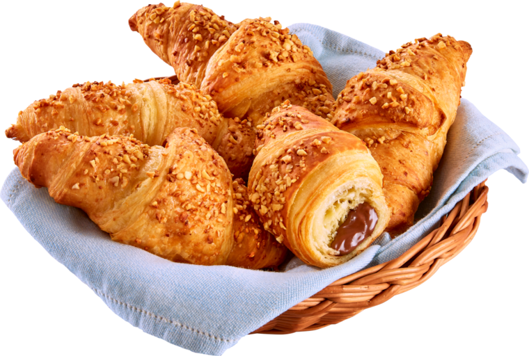 Nuss-Nougat-Croissant