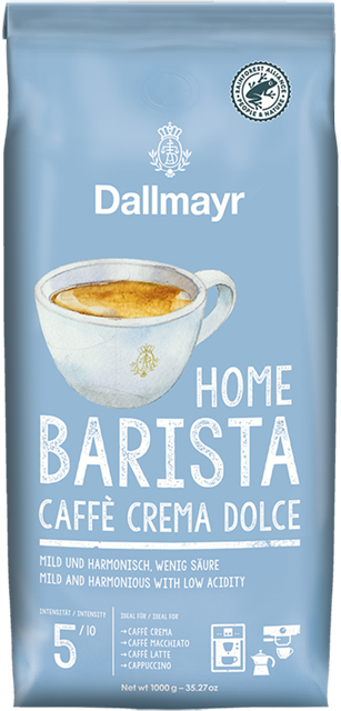 Dallmayr Home Barista Caffè Crema Dolce, Caffè Crema Forte, Espresso Intenso oder Crema e Aroma