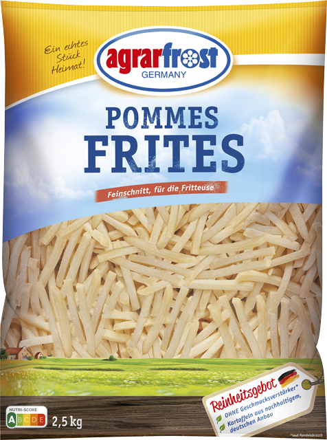 Agrarfrost Pommes Frites Feinschnitt oder Normalschnitt