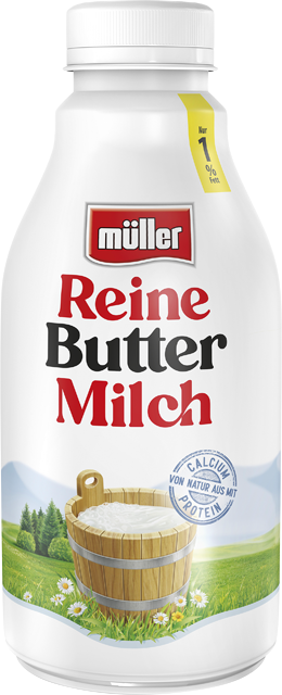 Mittwoch bis Samstag: Müller Reine Buttermilch