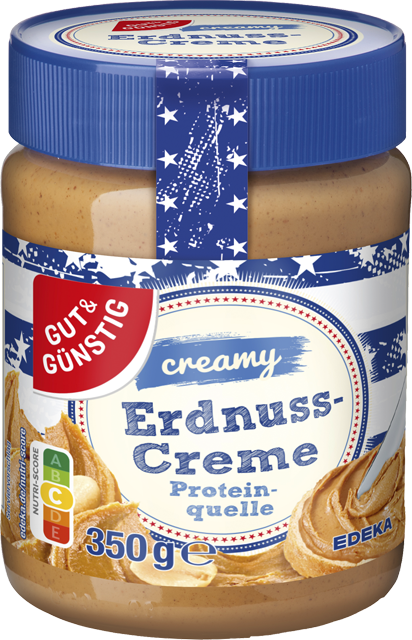 Gut & Günstig Erdnusscreme creamy oder crunchy