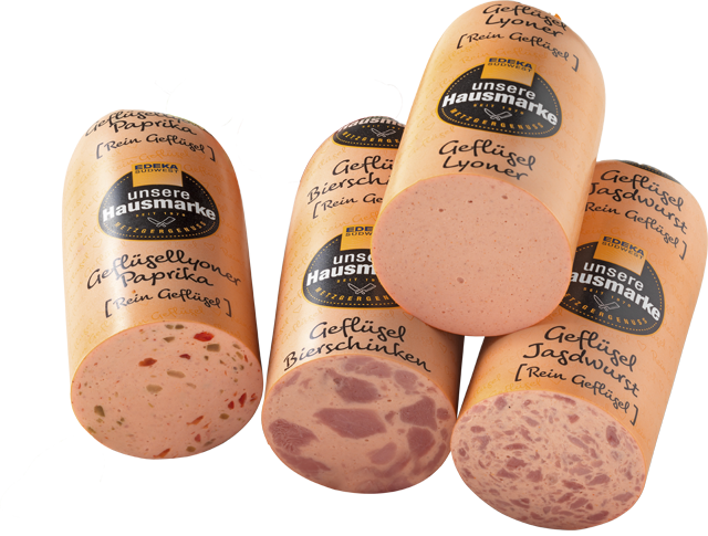 Premium-Geflügelwurst-Aufschnitt gemischt