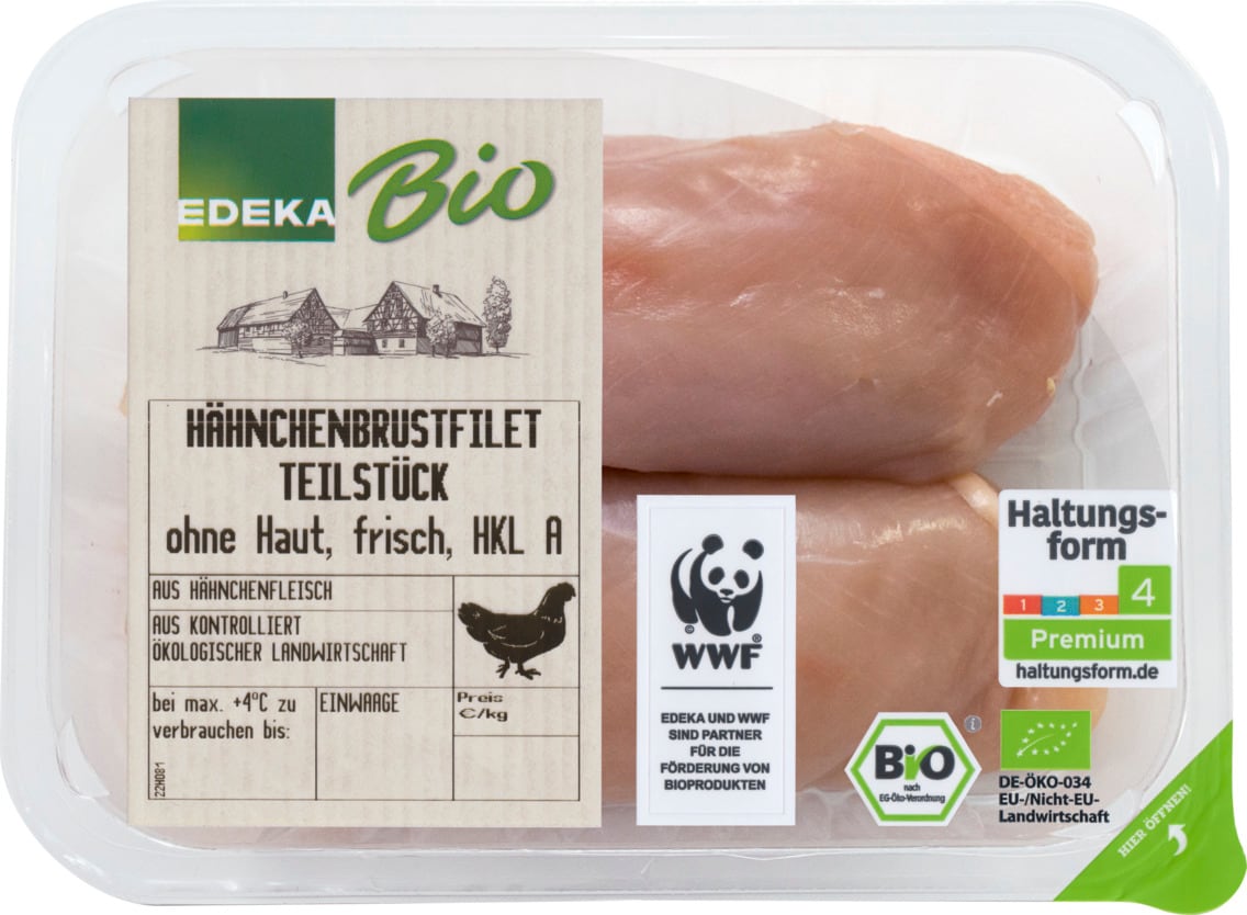 EDEKA Bio WWF Hähnchen Brustfilet