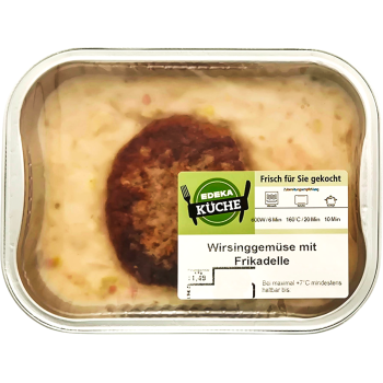 Edeka Küche - Wirsing mit Frikadelle