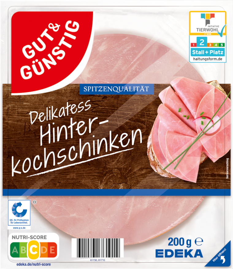 GUT&GÜNSTIG Delikatess Hinterkochschinken