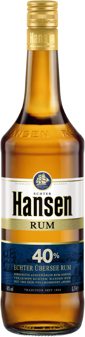 Hansen Blau Echter Übersee Rum