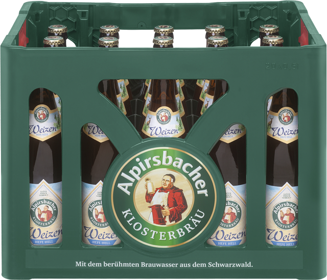 Alpirsbacher Klosterbräu Weizen Hefe Hell