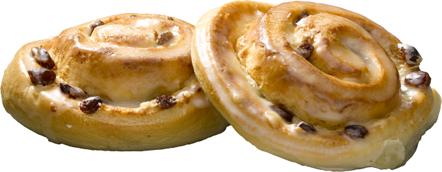 Hefe-Rosinenschnecken 3 Stück